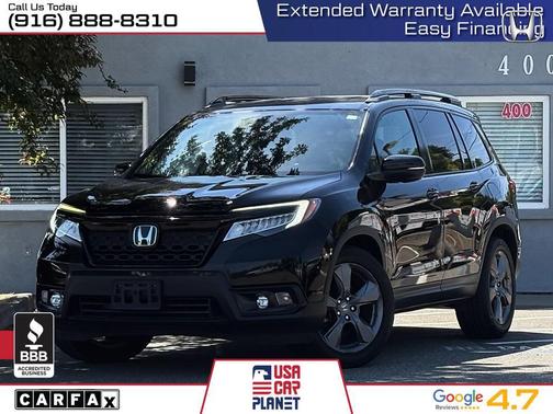 Black 2019 Honda Passport Touring