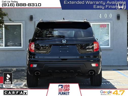 Black 2019 Honda Passport Touring