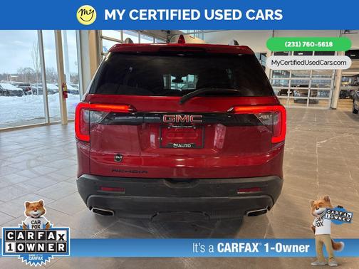 Volcanic Red Tintcoat 2023 GMC Acadia FWD SLE