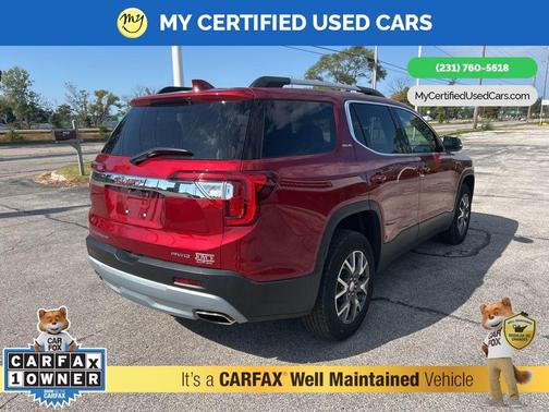 Volcanic Red Tintcoat 2023 GMC Acadia AWD SLE