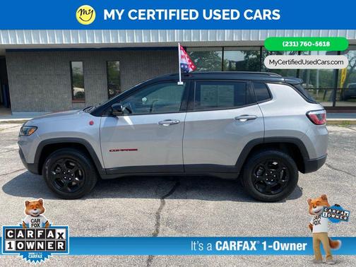 Billet Silver Metallic Clearcoat 2023 Jeep Compass Trailhawk