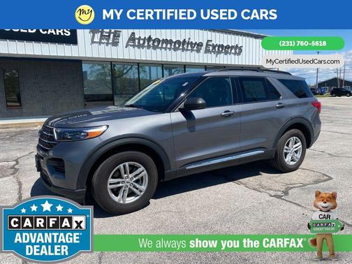 Gray Metallic 2023 Ford Explorer XLT