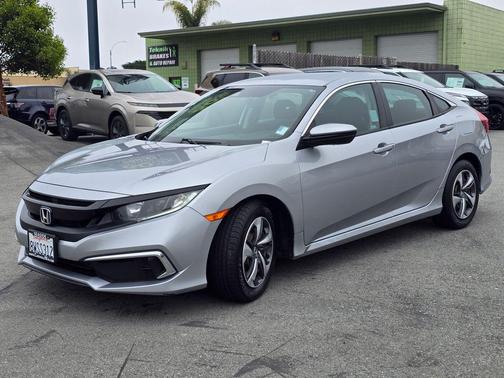Sonic Gray Pearl 2021 Honda Civic LX