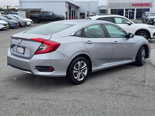 Sonic Gray Pearl 2021 Honda Civic LX