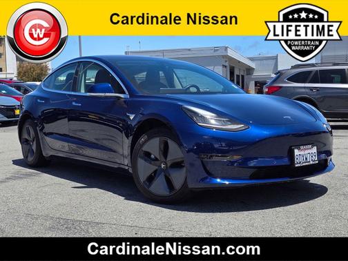 Deep Blue Metallic 2018 Tesla Model 3 Long Range