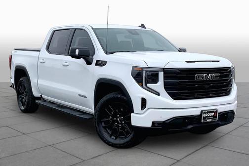 Summit White 2025 GMC Sierra 1500 Elevation