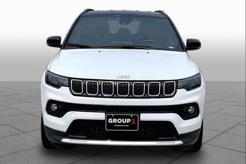Bright White Clearcoat 2023 Jeep Compass Limited
