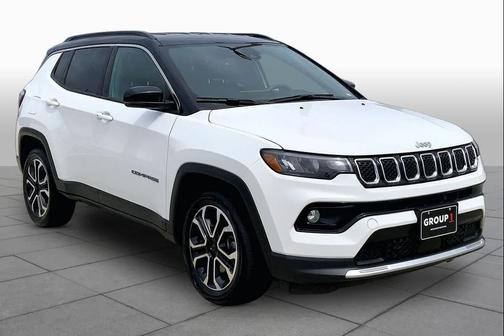 Bright White Clearcoat 2023 Jeep Compass Limited