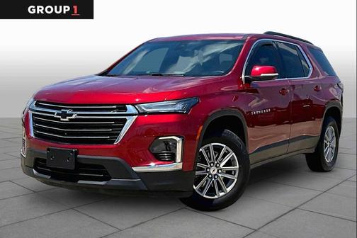Radiant Red Tintcoat 2023 Chevrolet Traverse LT Cloth