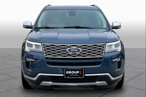 Blue Metallic 2018 Ford Explorer Platinum