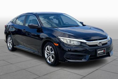 Burgundy Night Pearl 2016 Honda Civic LX