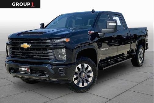 Black 2024 Chevrolet Silverado 2500 Custom