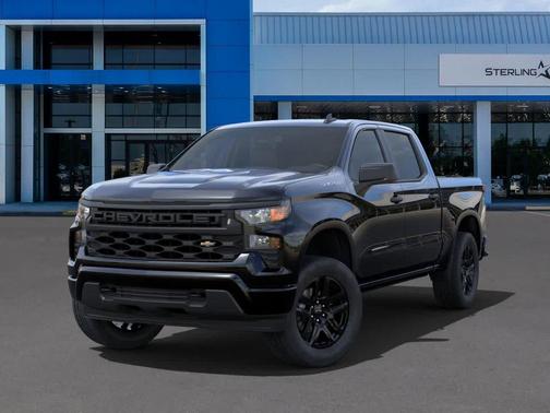 Black 2025 Chevrolet Silverado 1500 Custom