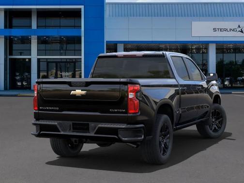 Black 2025 Chevrolet Silverado 1500 Custom
