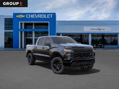 Black 2025 Chevrolet Silverado 1500 Custom