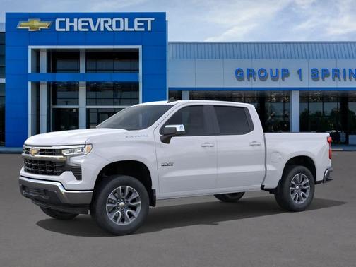 Summit White 2026 Chevrolet Silverado 1500 LT