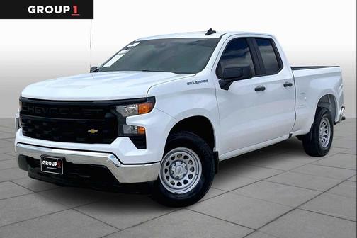 Summit White 2023 Chevrolet Silverado 1500 WT