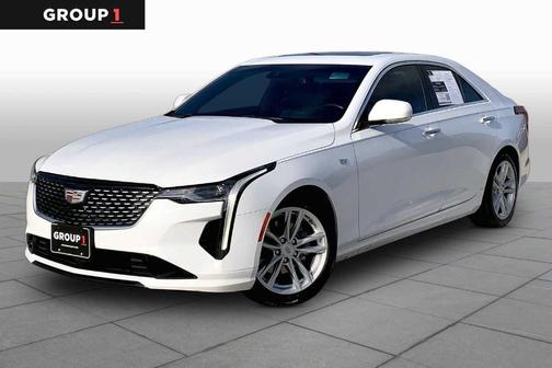Summit White 2023 Cadillac CT4 Luxury
