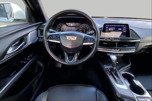 Summit White 2023 Cadillac CT4 Luxury