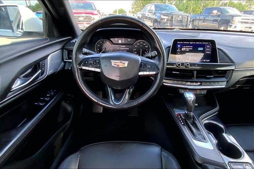 Summit White 2023 Cadillac CT4 Luxury
