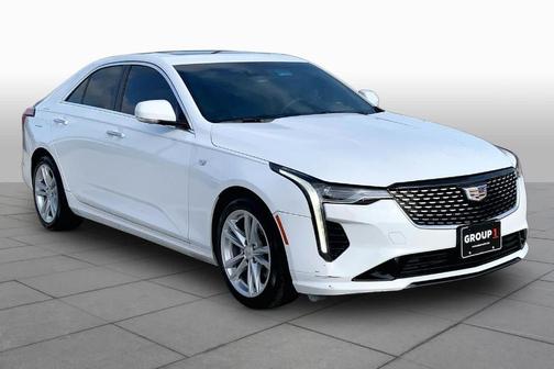 Summit White 2023 Cadillac CT4 Luxury