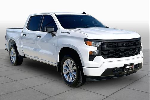 Summit White 2025 Chevrolet Silverado 1500 Custom