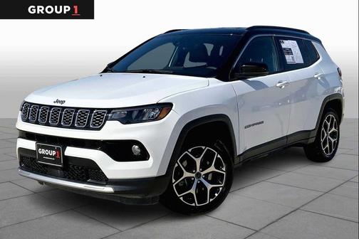 Bright White Clearcoat 2025 Jeep Compass Limited