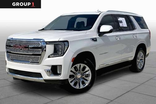 White Frost Tri-Coat 2023 GMC Yukon SLT