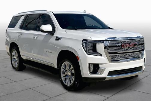 White Frost Tri-Coat 2023 GMC Yukon SLT