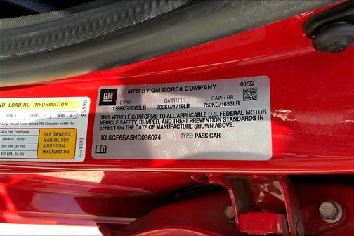 2022 Chevrolet Spark 2LT