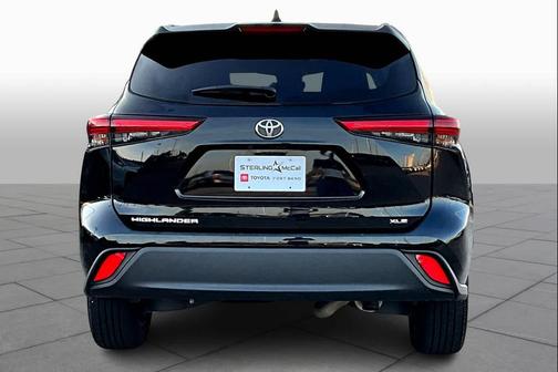 Midnight Black Metallic 2023 Toyota Highlander XLE