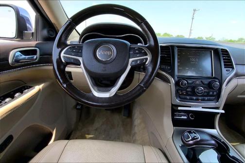 True Blue Pearlcoat 2015 Jeep Grand Cherokee Overland