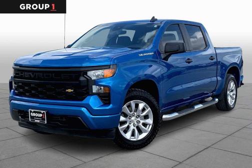 Glacier Blue Metallic 2023 Chevrolet Silverado 1500 Custom