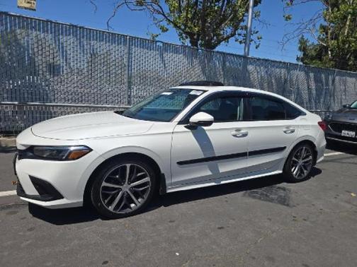 Platinum White Pearl 2022 Honda Civic Touring