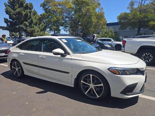 Platinum White Pearl 2022 Honda Civic Touring