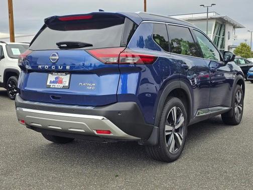 Caspian Blue Metallic 2023 Nissan Rogue Platinum