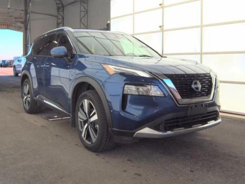 Caspian Blue Metallic 2023 Nissan Rogue Platinum