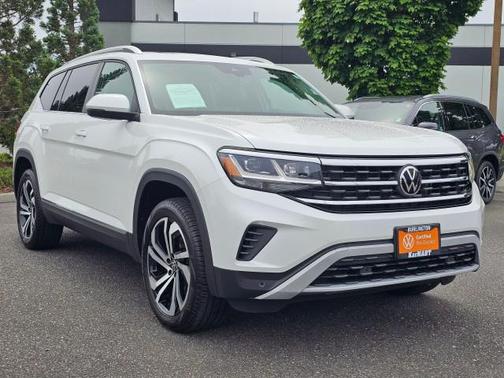 Pure White 2023 Volkswagen Atlas 3.6L SEL