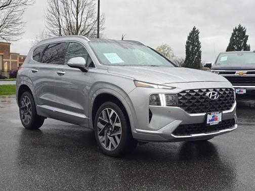 Shimmering Silver 2023 Hyundai SANTA FE Calligraphy