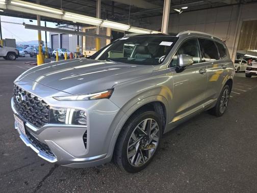 Shimmering Silver 2023 Hyundai SANTA FE Calligraphy