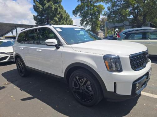 Glacial White Pearl 2025 Kia Telluride SX X-Line