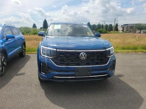 Mountain Lake Blue Metallic 2026 Volkswagen Atlas 2.0T SEL Premium R-Line 4MOTION