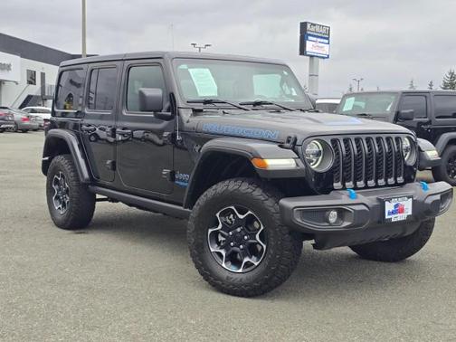Black Clearcoat 2022 Jeep Wrangler Unlimited 4xe Rubicon