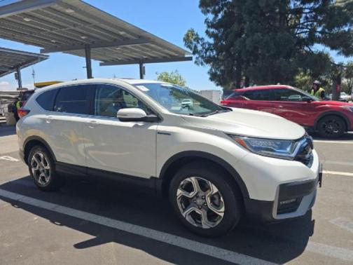 Platinum White Pearl 2020 Honda CR-V Hybrid EX-L