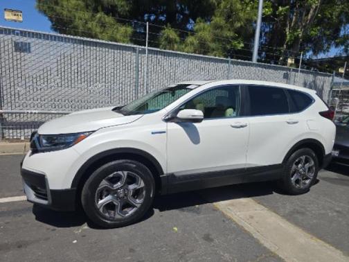 Platinum White Pearl 2020 Honda CR-V Hybrid EX-L