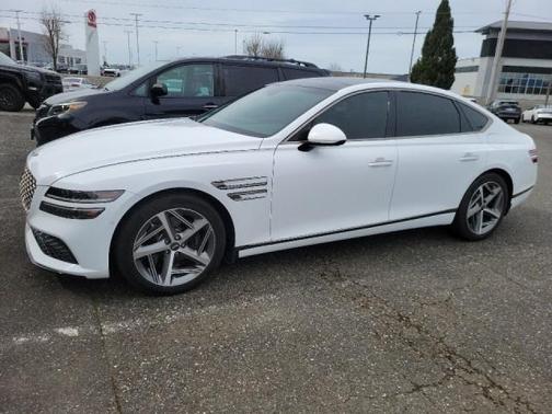 Alta White 2023 Genesis G80 2.5T RWD