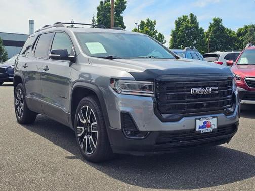 Satin Steel Metallic 2021 GMC Acadia AWD SLT