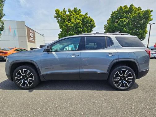 Satin Steel Metallic 2021 GMC Acadia AWD SLT
