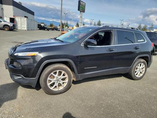 Brilliant Black Crystal Pearlcoat 2015 Jeep Cherokee Latitude