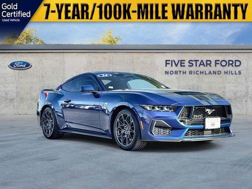 Atlas Blue Metallic 2024 Ford Mustang GT Premium